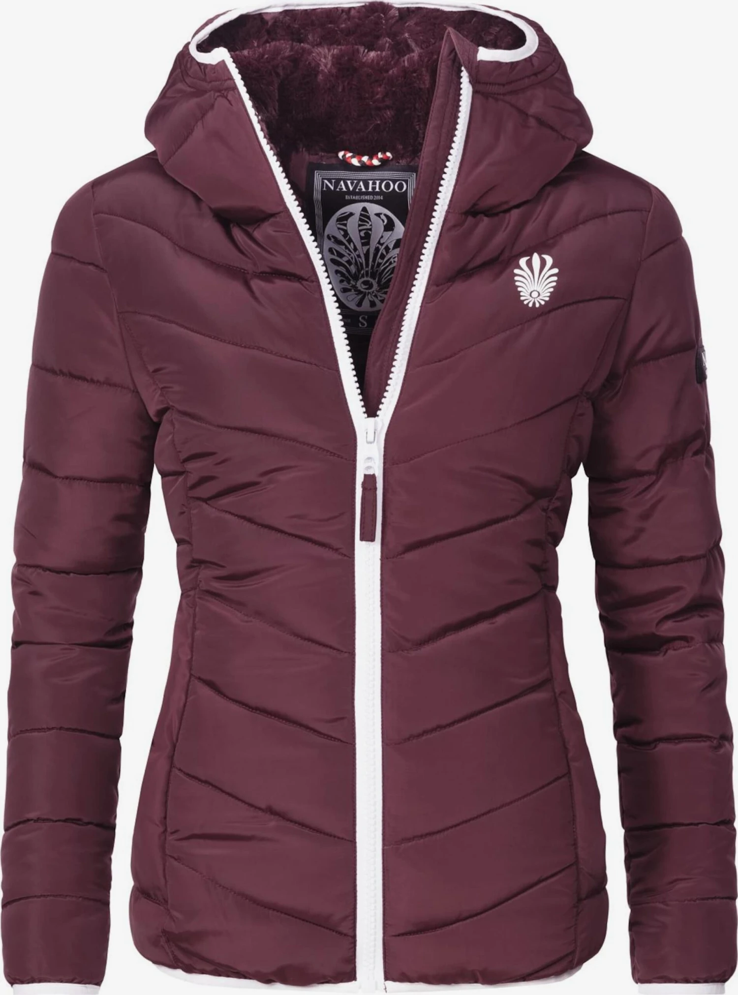 Navahoo Tussenjassen Tussenjas Elva Dames Wijnrood 1 Navahoo Tussenjassen Tussenjas Elva Dames Wijnrood