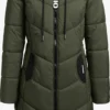 Khujo Wintermantels Wintermantel ARIBAY3 LIGHT Dames Kaki