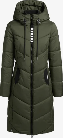 Khujo Wintermantels Wintermantel ARIBAY3 LIGHT Dames Kaki