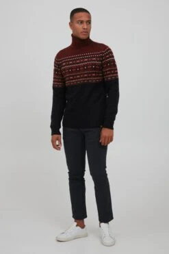 Blend Coltruien Trui TJESSE Heren Donkerrood / Zwart -Kleding Verkoop Winkel 02702a17ba6069f069c0c6c5a516dcec scaled