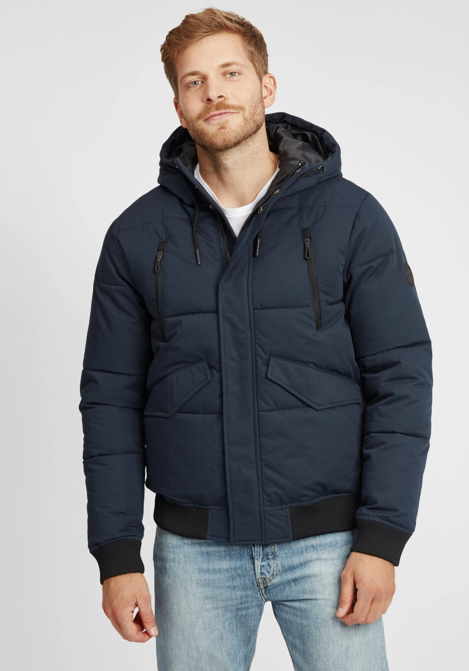 Indicode Jeans Winterjassen Winterjas Ravert Heren Navy 2 Indicode Jeans Winterjassen Winterjas Ravert Heren Navy - Afbeelding 2