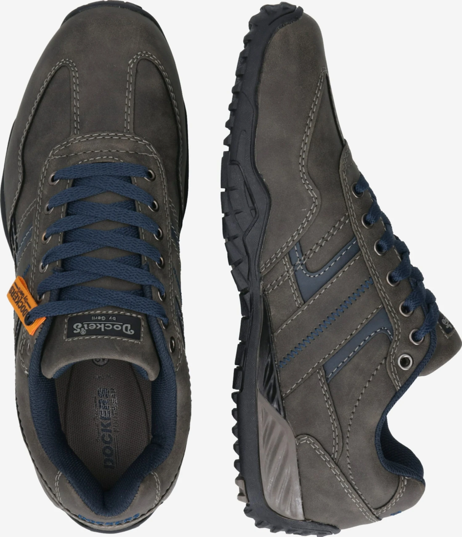 Dockers By Gerli Sportieve Veterschoenen Sportieve Veterschoen Heren Donkergrijs 2 Dockers By Gerli Sportieve Veterschoenen Sportieve Veterschoen Heren Donkergrijs - Afbeelding 2