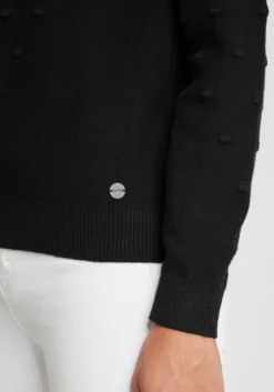 OXMO Fijngebreide Truien Trui Dotta Dames Zwart -Kleding Verkoop Winkel 03623a7d8c54590cf8ee2511f06334e9 scaled