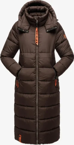 Navahoo Wintermantels Wintermantel Dames Mokka