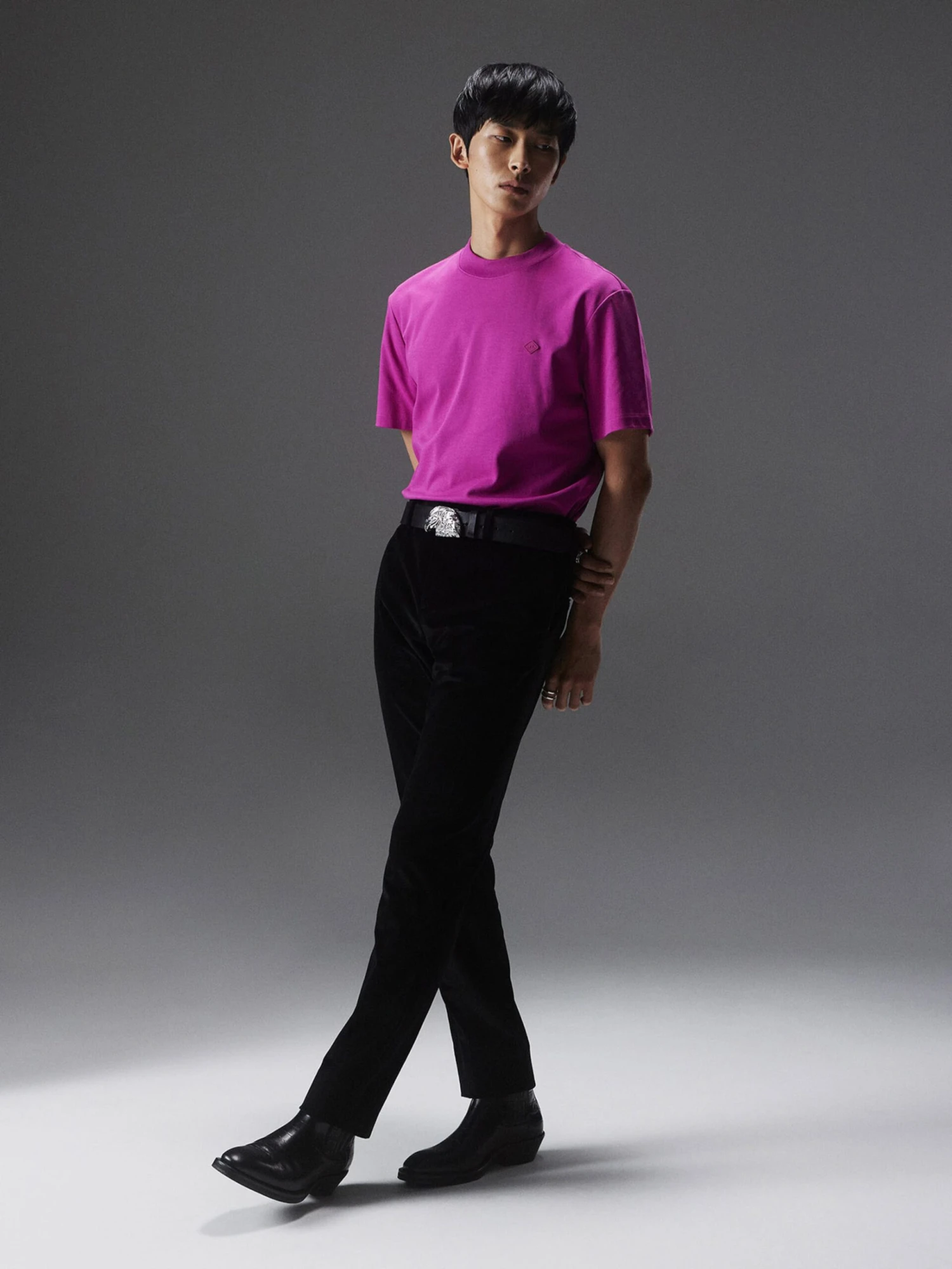 J.Lindeberg T-shirts Shirt Adan Heren Orchidee 4 J.Lindeberg T-shirts Shirt Adan Heren Orchidee - Afbeelding 4