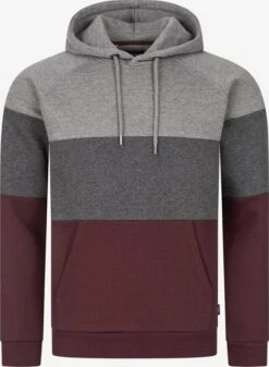 Indicode Jeans Hoodies Sweatshirt Donta Heren Bourgogne