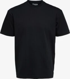 Selected Homme T-shirts Shirt TRUMAN Heren Zwart