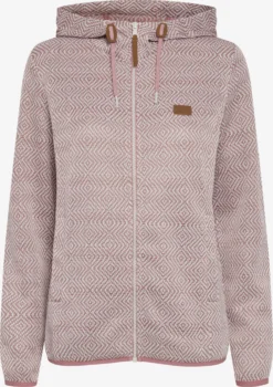 OXMO Outdoor Jassen Fleece Jas Pebbles Dames Roze