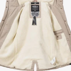 Marikoo Winterjassen Winterjas Manolya Dames Lichtbeige -Kleding Verkoop Winkel 14c0332fb445558664bcaf3b31fa2734