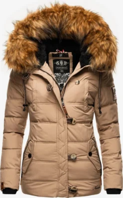 Navahoo Winterjassen Winterjas Zoja Dames Taupe