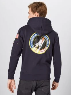 Alpha Industries Hoodies Sweatshirt Heren Blauw / Donkerblauw -Kleding Verkoop Winkel 19d11645ea40811faa5480858404f98a scaled