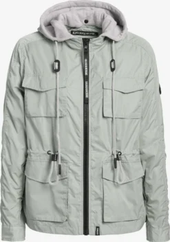 Khujo Tussenjassen Tussenjas FLAMES Dames Pastelgroen