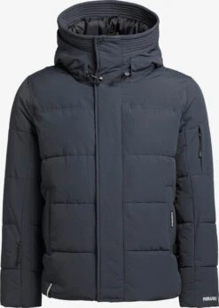 Khujo Winterjassen Winterjas Barat Heren Duifblauw