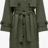 ONLY Trenchcoats Tussenmantel Dames Groen
