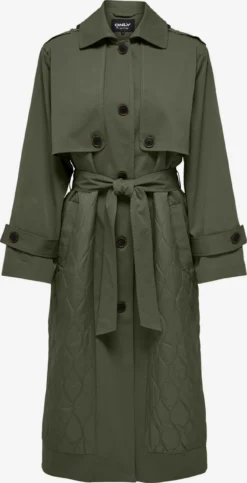 ONLY Trenchcoats Tussenmantel Dames Groen