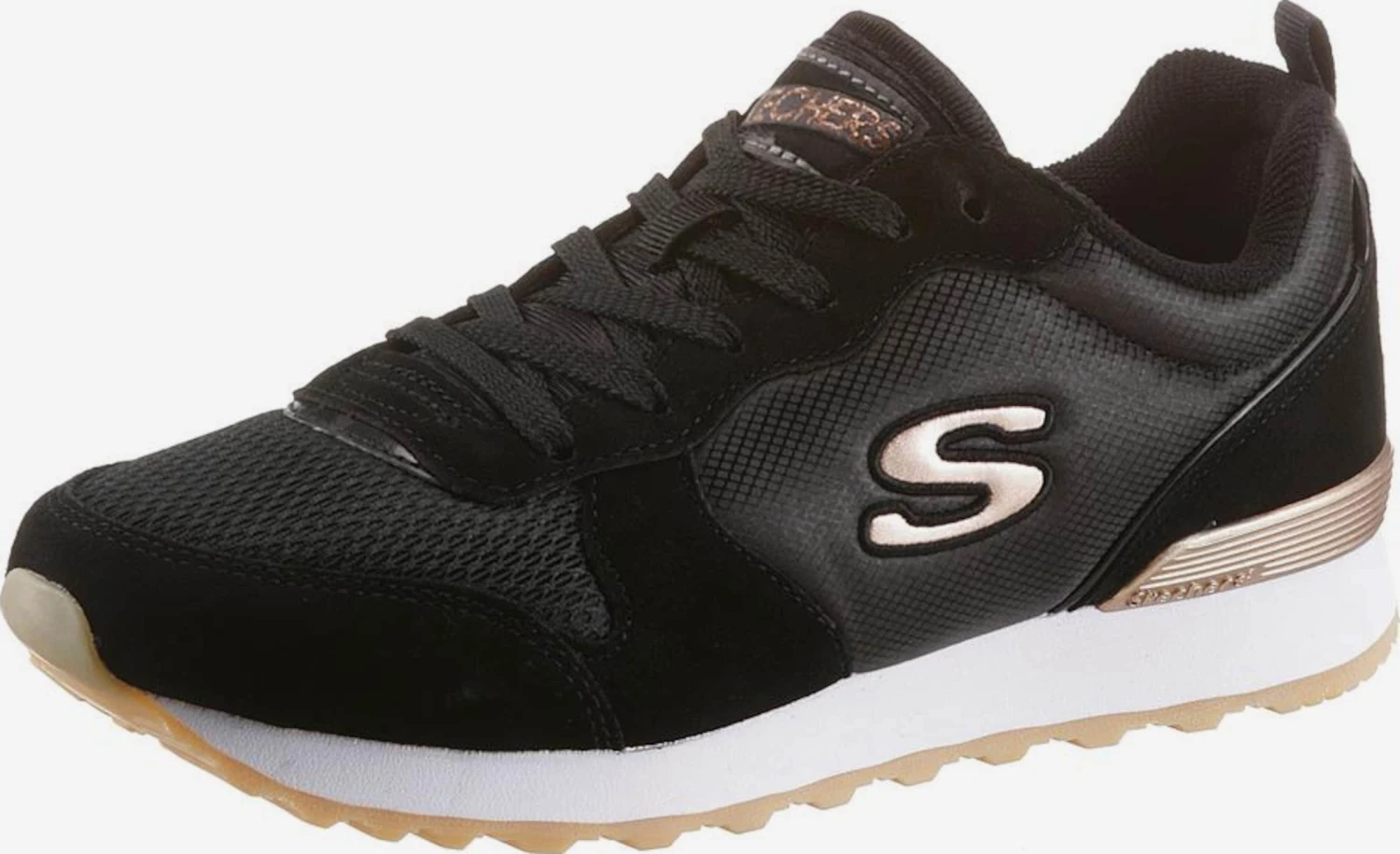 Skechers Running Sneakers Sneakers Laag Goldn Gurl Dames Zwart 1 Skechers Running Sneakers Sneakers Laag Goldn Gurl Dames Zwart