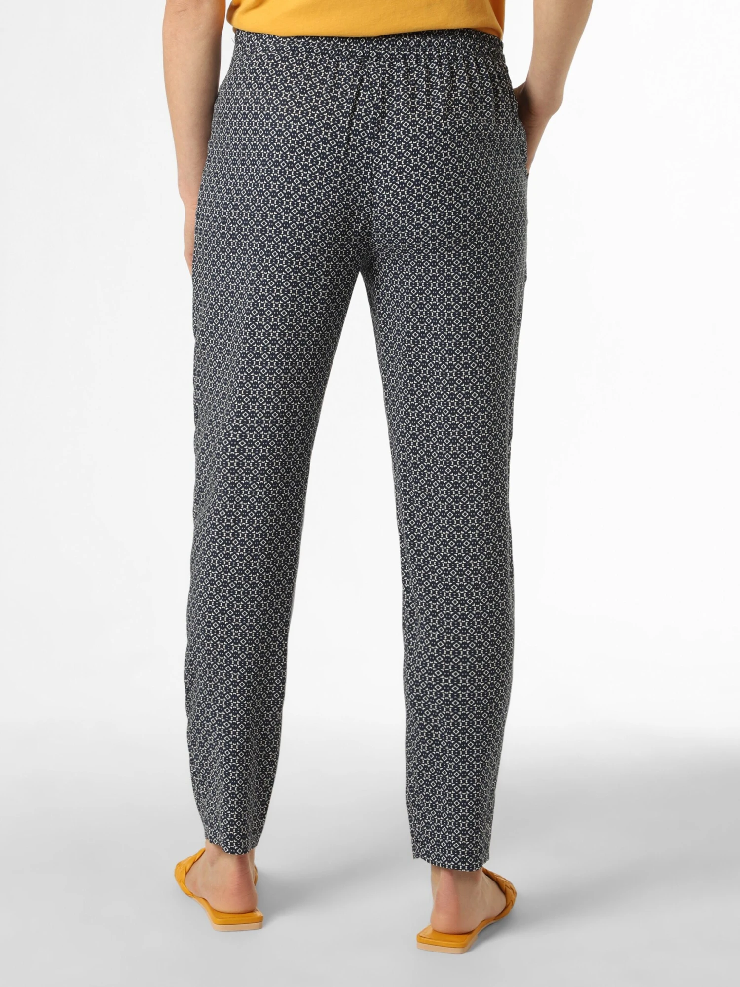 Marie Lund Bandplooibroeken Regular Bandplooibroek Dames Indigo 2 Marie Lund Bandplooibroeken Regular Bandplooibroek Dames Indigo - Afbeelding 2