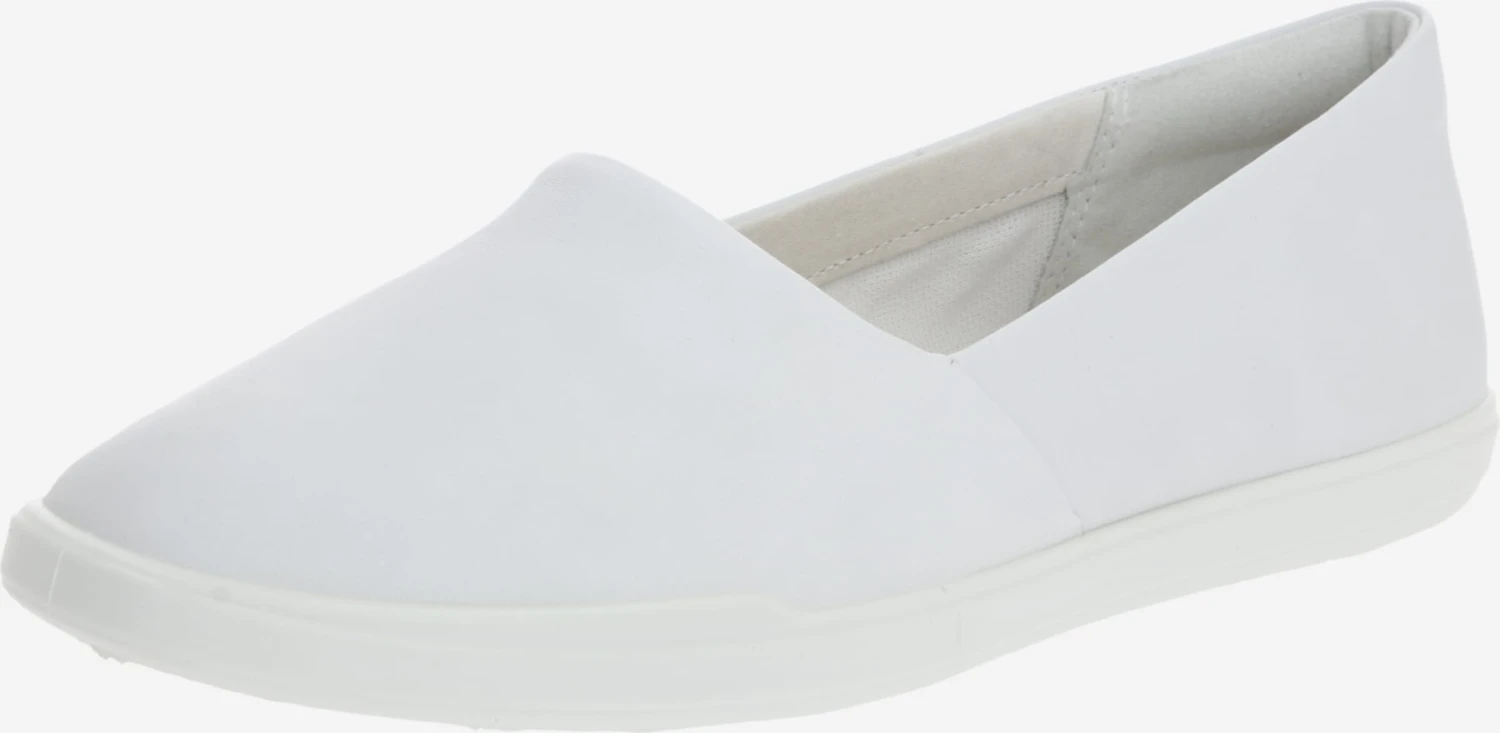 ECCO Loafers Instappers Simpil Dames Wit 1 ECCO Loafers Instappers Simpil Dames Wit