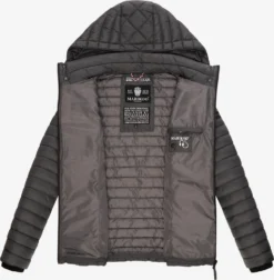 Marikoo Tussenjassen Tussenjas Samtpfote Dames Antraciet -Kleding Verkoop Winkel 2644a0be1527f6618592e9deeef0dd1d