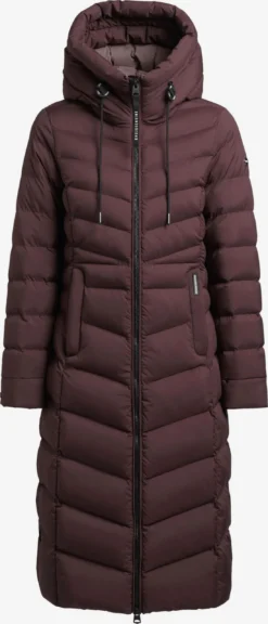 Khujo Wintermantels Wintermantel Ingram2 Dames Donkerbruin