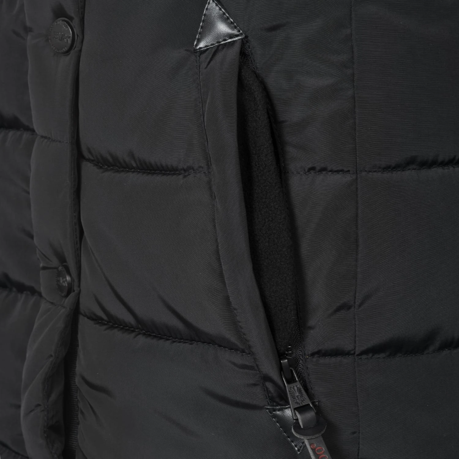 Marikoo Winterjassen Winterjas Lotusblüte Dames Zwart 4 Marikoo Winterjassen Winterjas Lotusblüte Dames Zwart - Afbeelding 4