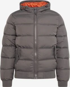 Indicode Jeans Winterjassen Regular Fit Winterjas Adrian Heren Antraciet