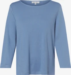 Marie Lund Shirts Met 3/4 Mouw Shirt Dames Blauw
