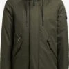 Khujo Wintermantels Winterjas Tuck Heren Olijfgroen