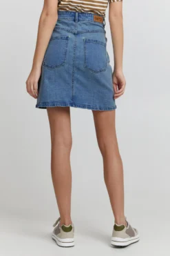 OXMO Mini Rokken Rok FRIGGA Dames Blauw -Kleding Verkoop Winkel 391c54888841c57db670e395b8bb8669 scaled