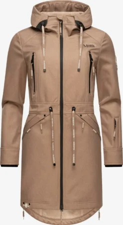 Marikoo Parkas Tussenparka Dames Donkerbeige