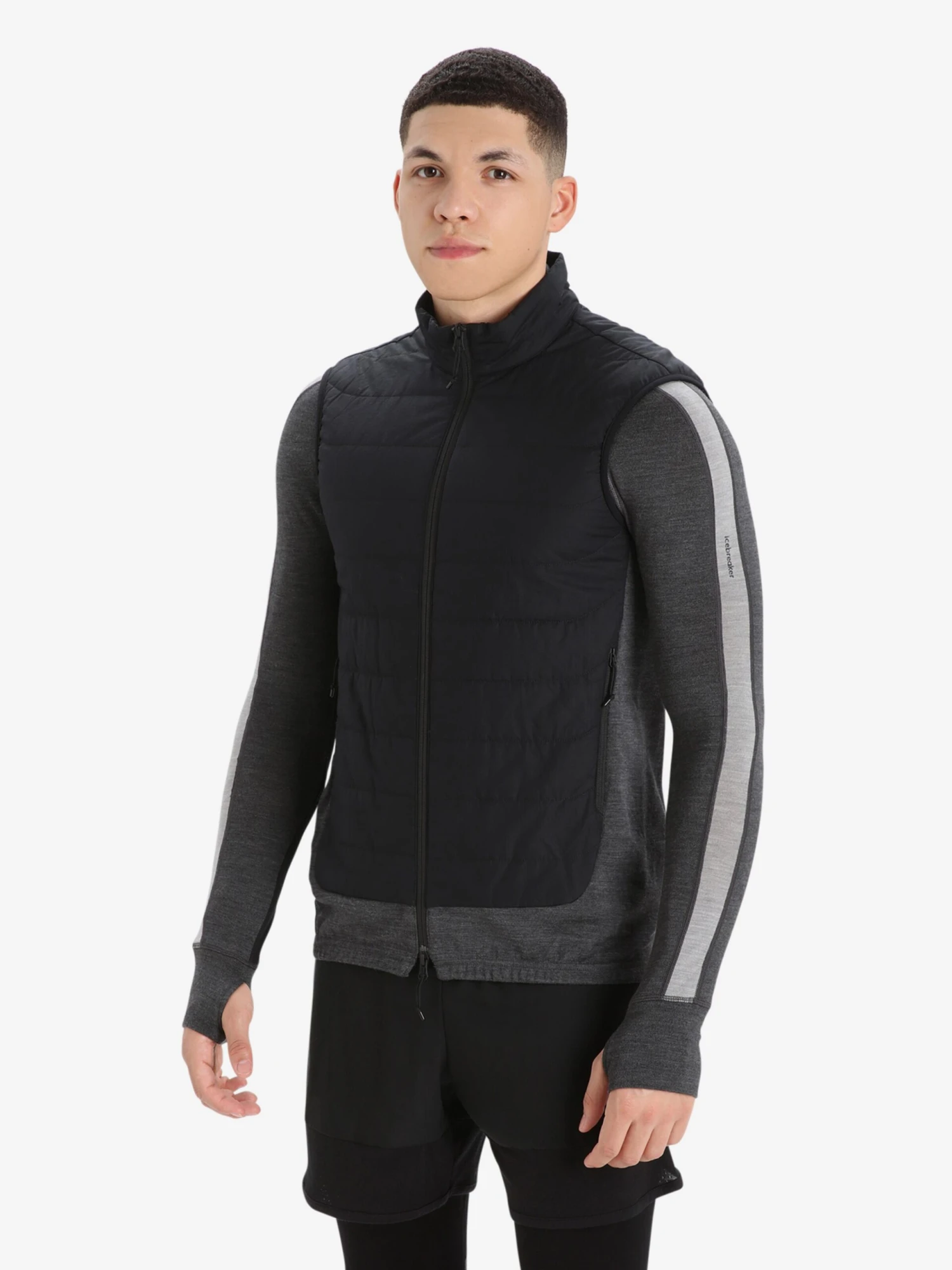 Icebreaker Vesten Sportbodywarmer Loft Heren Zwart 2 Icebreaker Vesten Sportbodywarmer Loft Heren Zwart - Afbeelding 2