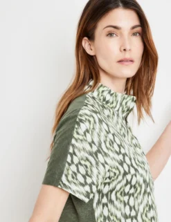 Gerry Weber Blouses Met Korte Mouw Blouse Dames Olijfgroen / Lichtgroen -Kleding Verkoop Winkel 3fc815a095f4f07717b1af80dc1763e2 scaled