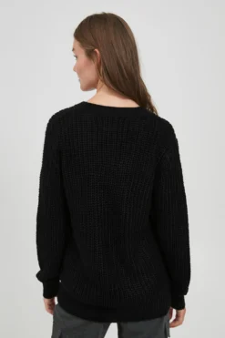 OXMO Basic Truien Trui Lavea Dames Zwart -Kleding Verkoop Winkel 43603a9473960c77250a8dbbf6e2c31c scaled