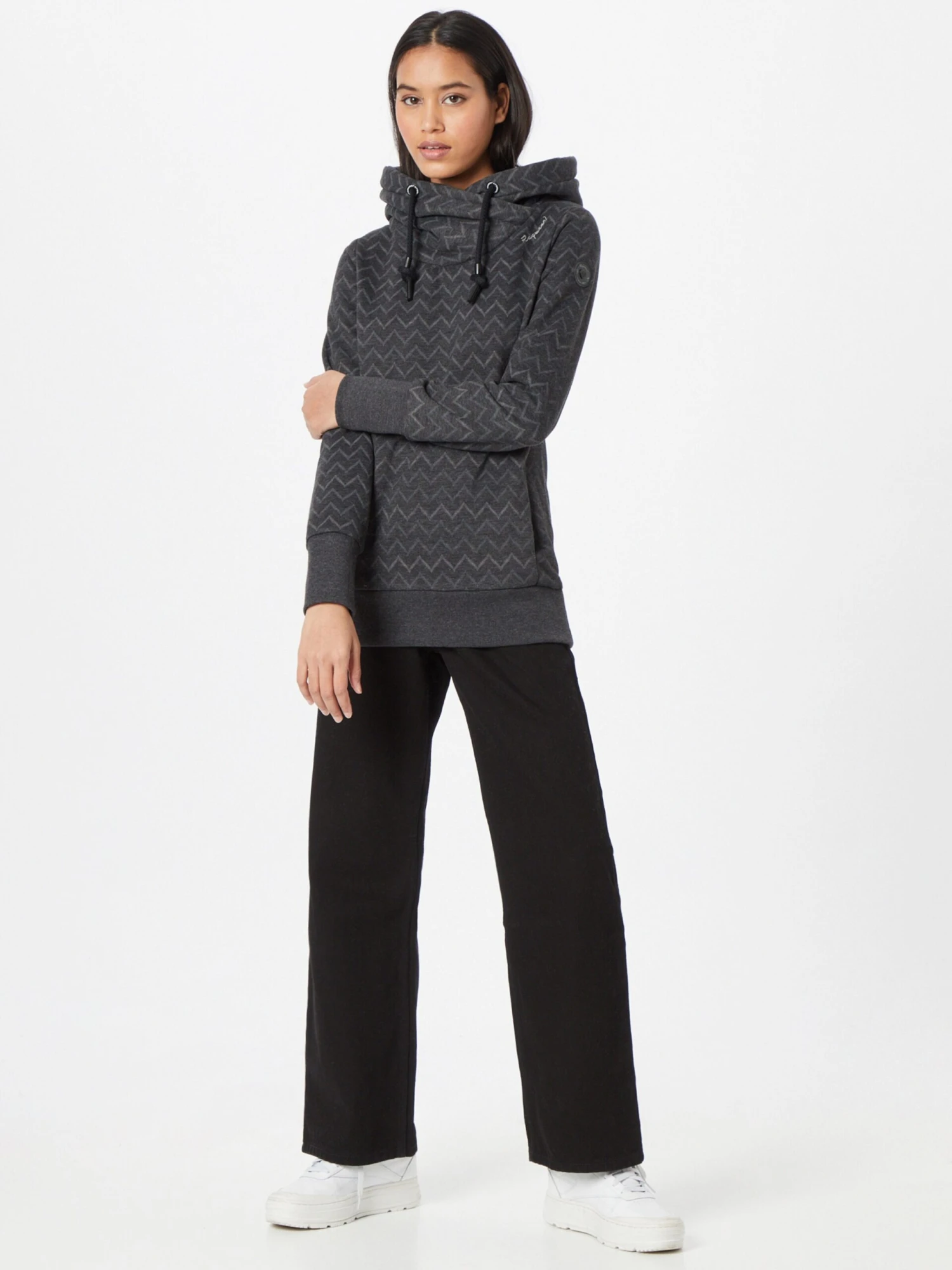 Ragwear Hoodies Sweatshirt GRIPY Dames Zwart 5 Ragwear Hoodies Sweatshirt GRIPY Dames Zwart - Afbeelding 5