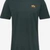 Alpha Industries T-shirts Regular Fit Shirt Heren Smaragd