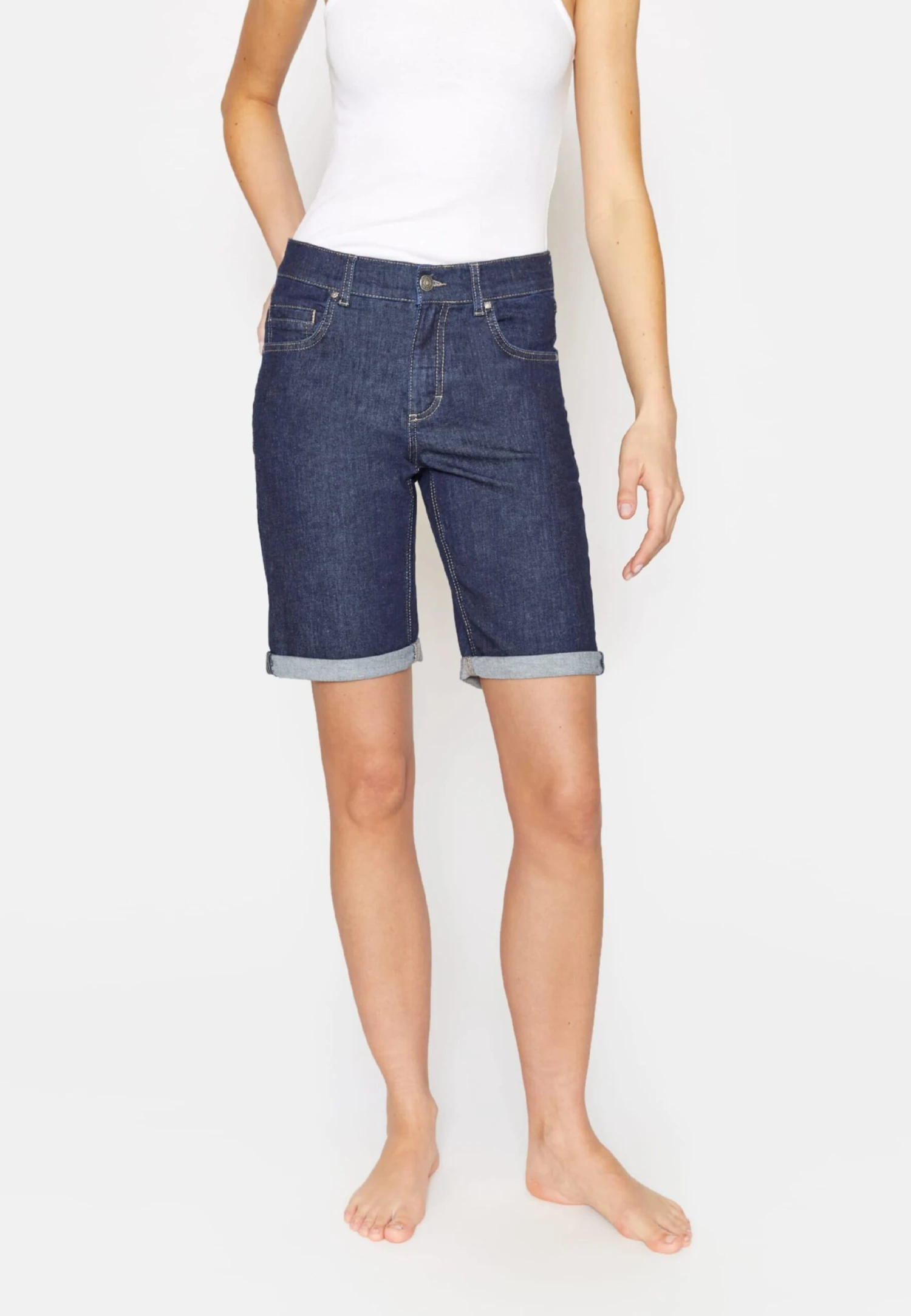 Angels Denim Shorts Regular Jeans Dames Indigo 3 Angels Denim Shorts Regular Jeans Dames Indigo - Afbeelding 3