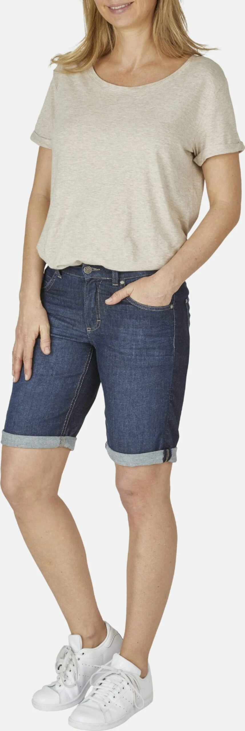 Angels Denim Shorts Regular Jeans Dames Indigo 7 Angels Denim Shorts Regular Jeans Dames Indigo - Afbeelding 7