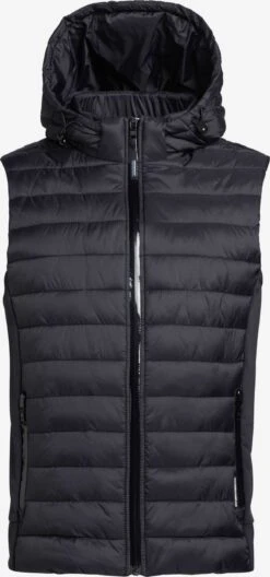 Khujo Bodywarmers Bodywarmer Heren Zwart