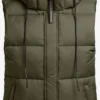 Khujo Bodywarmers Bodywarmer Eden Dames Kaki