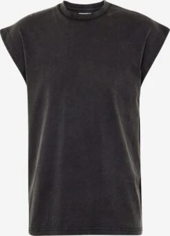 DRYKORN Tanktops Shirt FRILI Heren Antraciet