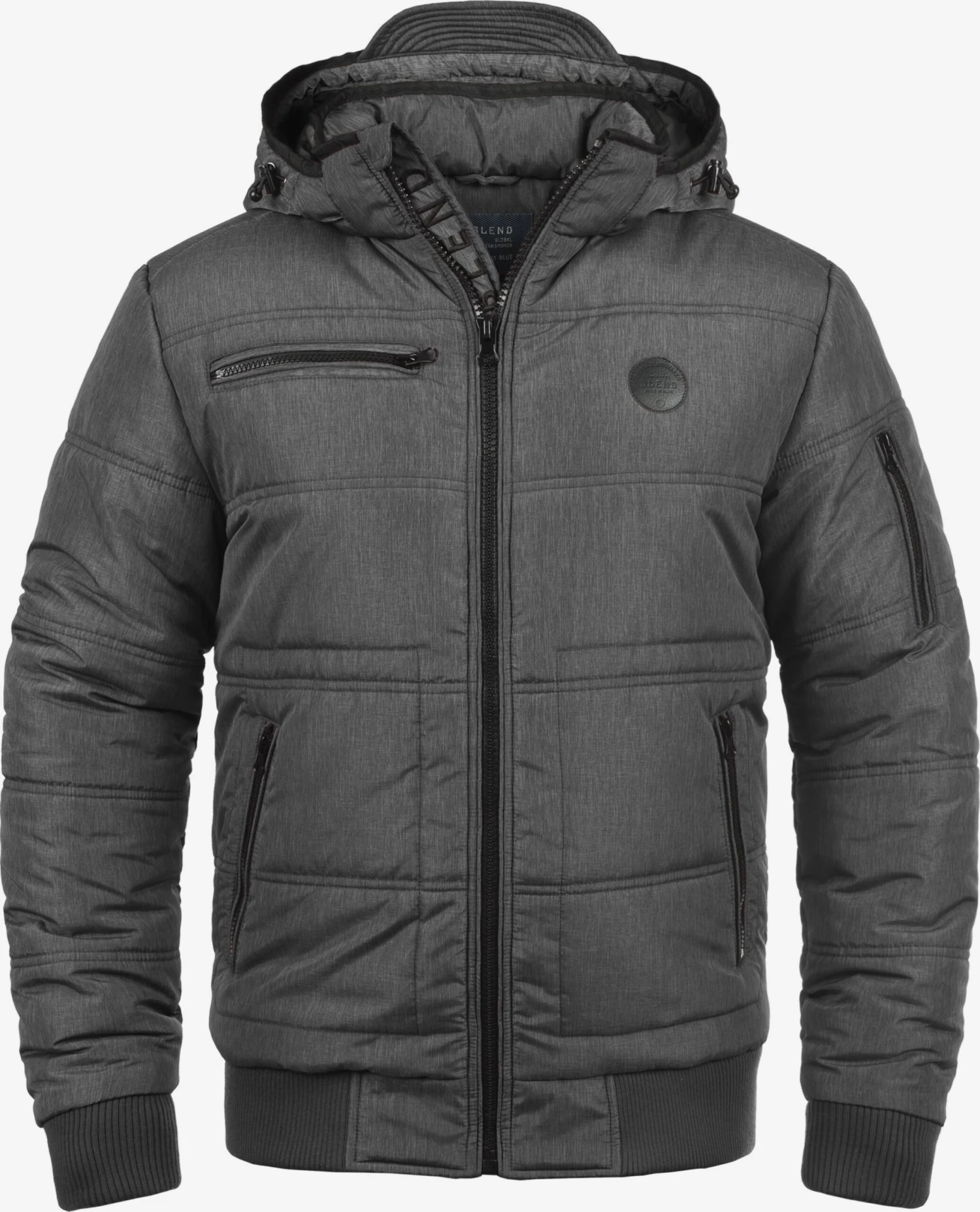 Blend Winterjassen Winterjas Boris Heren Grafiet 1 Blend Winterjassen Winterjas Boris Heren Grafiet