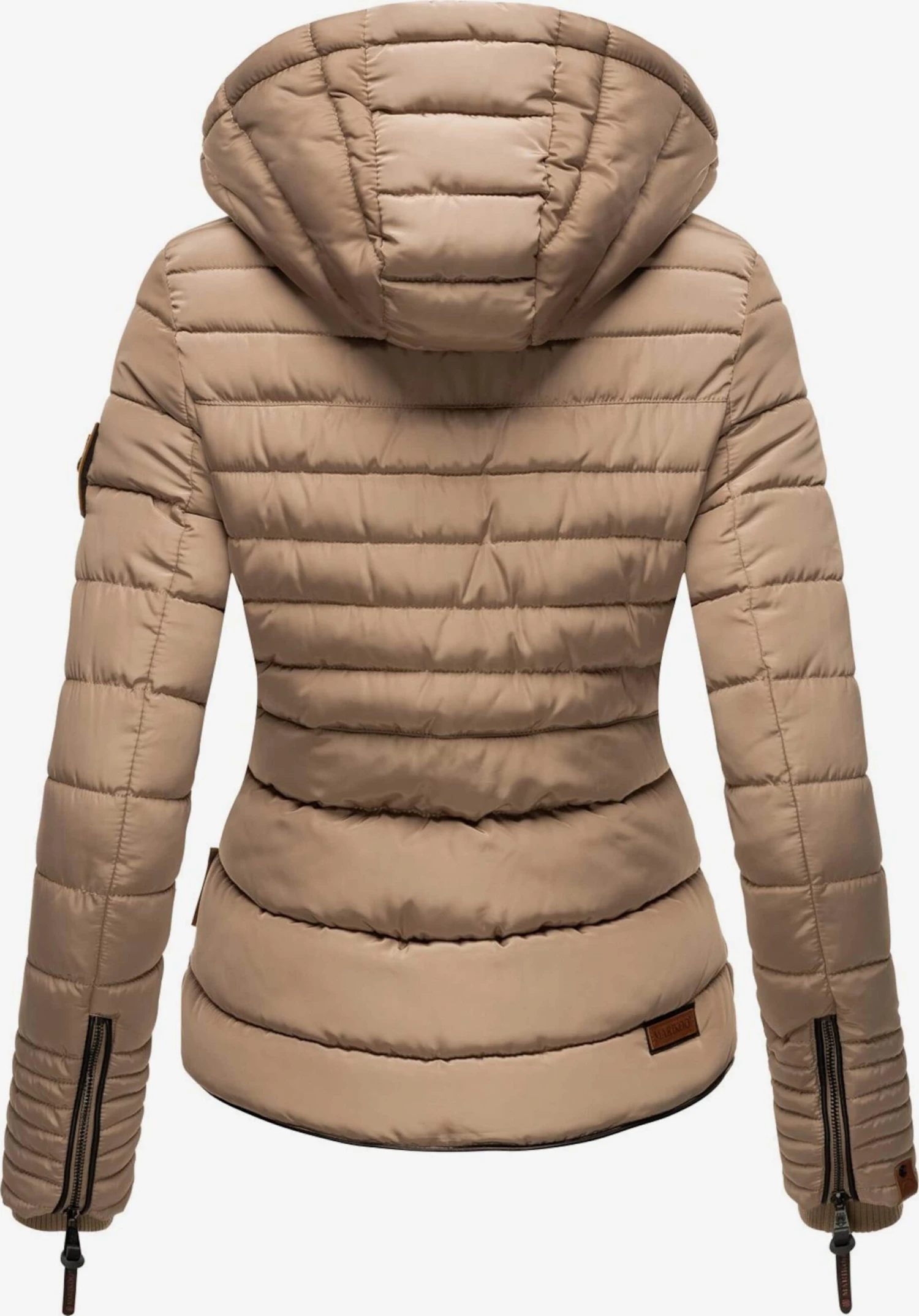 Marikoo Winterjassen Winterjas Amber Dames Beige 3 Marikoo Winterjassen Winterjas Amber Dames Beige - Afbeelding 3