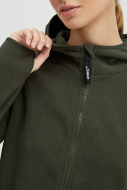 OXMO Outdoor Jassen Fleece Jas FINJA Dames Donkergroen -Kleding Verkoop Winkel 67210a1c23f23382a84d7ac96628f9d6 scaled