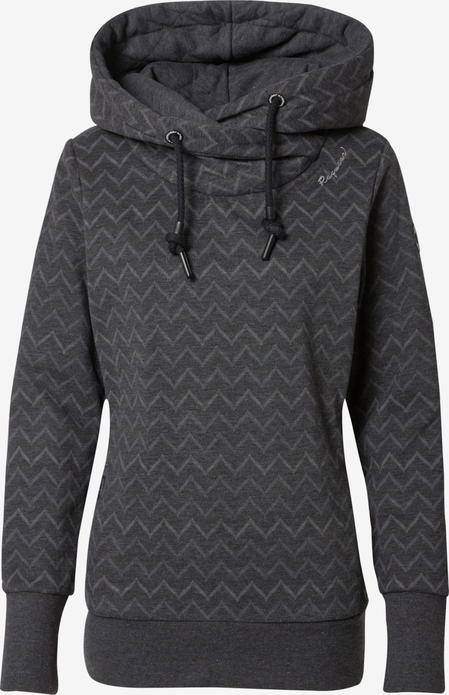 Ragwear Hoodies Sweatshirt GRIPY Dames Zwart 1 Ragwear Hoodies Sweatshirt GRIPY Dames Zwart