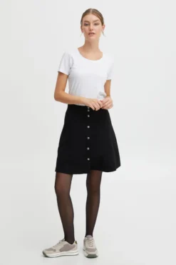 OXMO Mini Rokken Rok June Dames Zwart -Kleding Verkoop Winkel 721a7ae74b1a0a7766adcdec7b3529a2 scaled