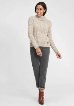 OXMO Coltruien Trui Philipa Dames Beige / Lichtbeige / Beige Gemêleerd -Kleding Verkoop Winkel 736be50e302e45189ae2803d3dd88659 scaled