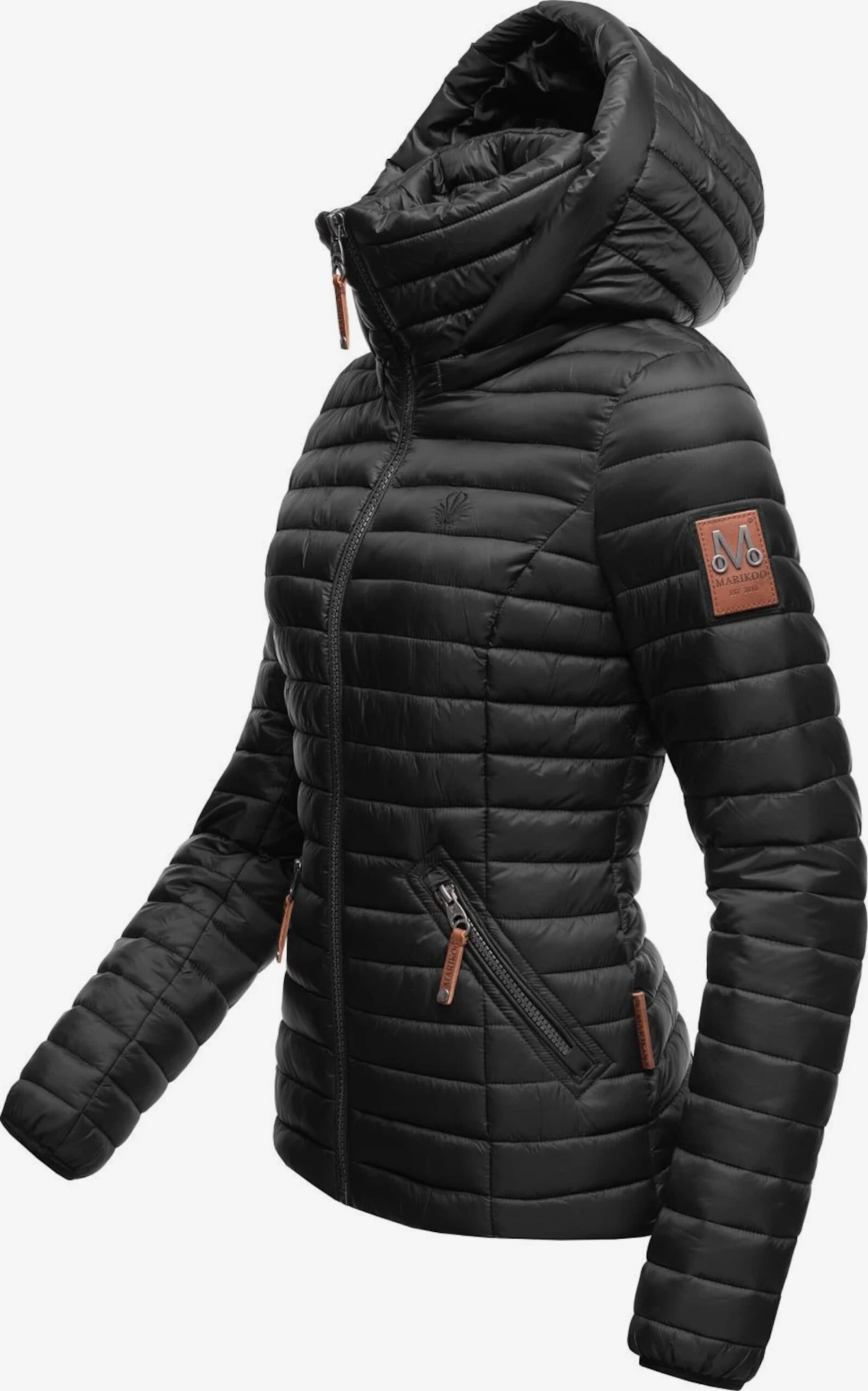 Marikoo Tussenjassen Tussenjas Löwenbaby Dames Zwart 2 Marikoo Tussenjassen Tussenjas Löwenbaby Dames Zwart - Afbeelding 2