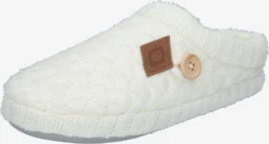 Dockers By Gerli Pantoffels Huisschoenen Dames Wolwit