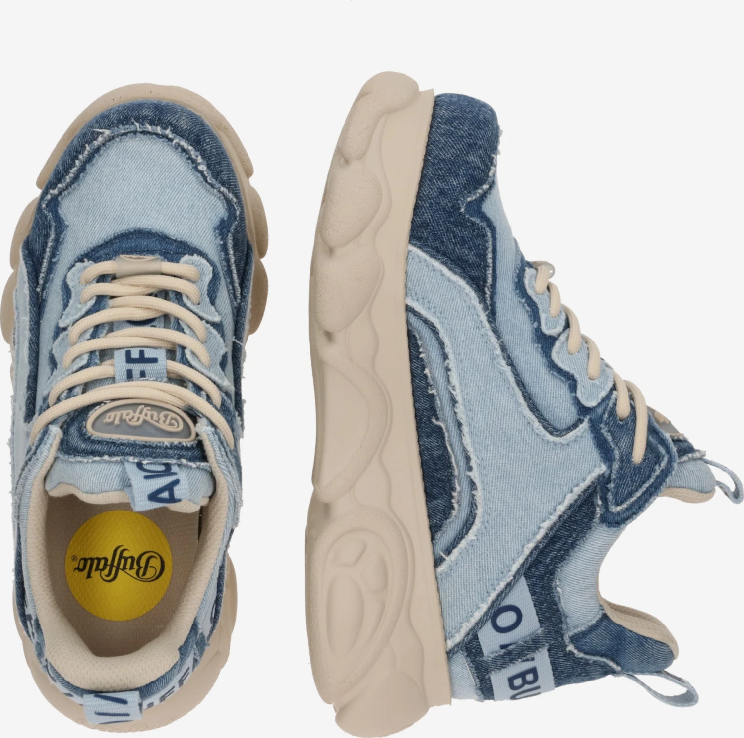 Buffalo Fashion Sneakers Sneakers Laag CLD CHAI Dames Lichtblauw 2 Buffalo Fashion Sneakers Sneakers Laag CLD CHAI Dames Lichtblauw - Afbeelding 2