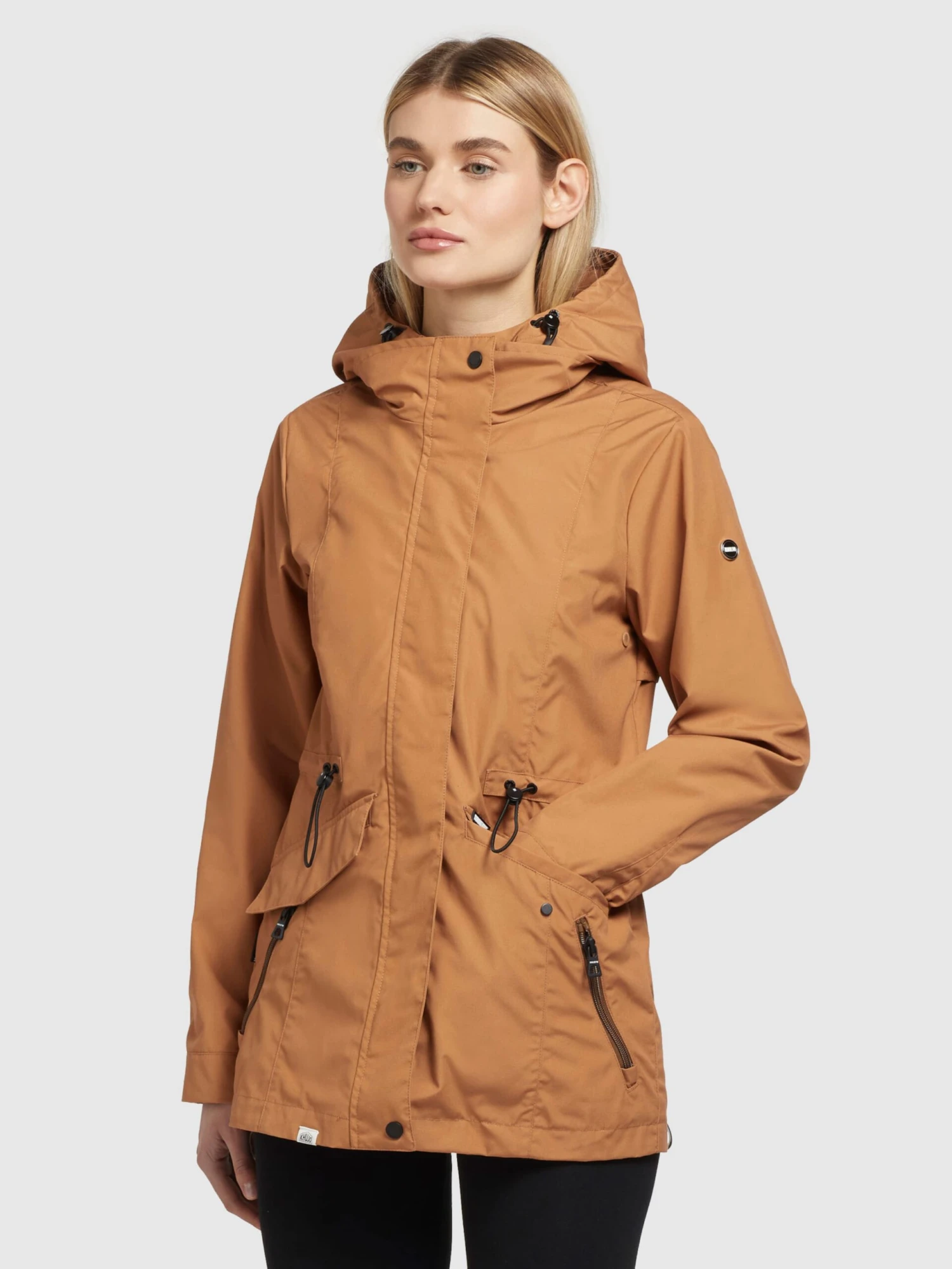 Khujo Parkas Tussenparka FELINA Dames Camel 2 Khujo Parkas Tussenparka FELINA Dames Camel - Afbeelding 2